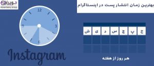 بهترین زمان پست گذاشتن در اینستاگرام